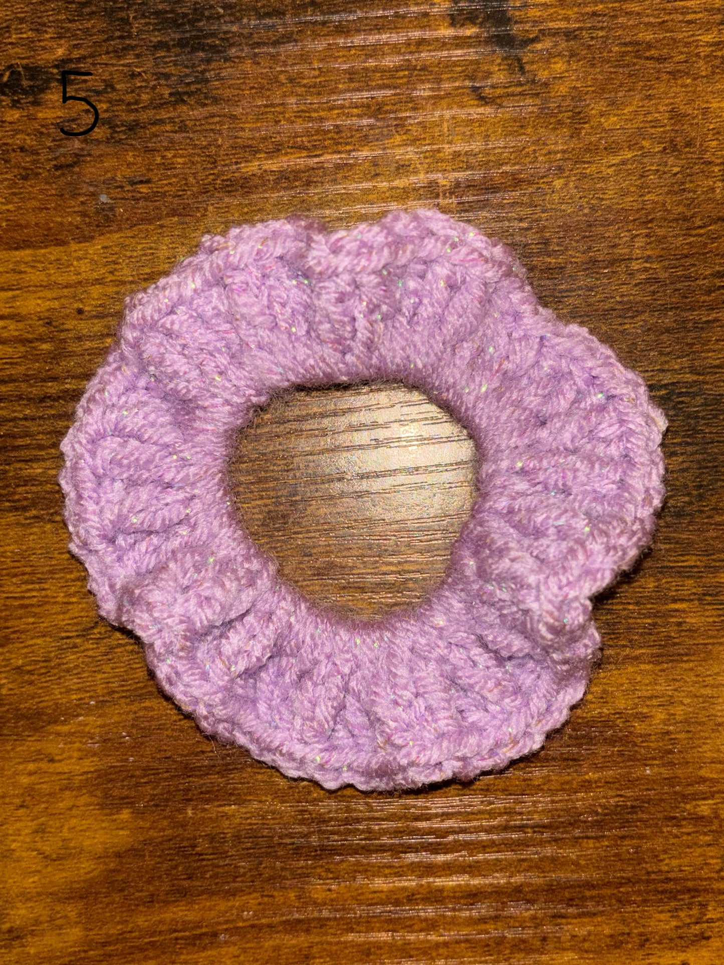 Crochet scrunchies