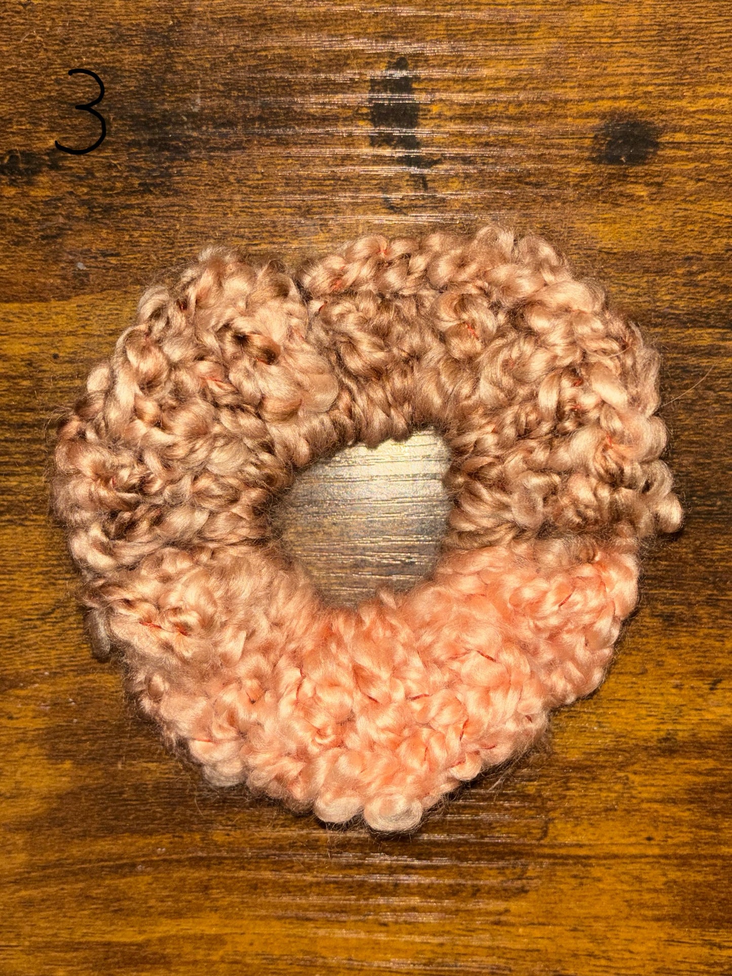 Crochet scrunchies