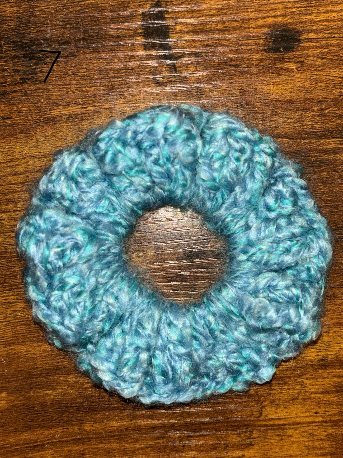 Crochet scrunchies