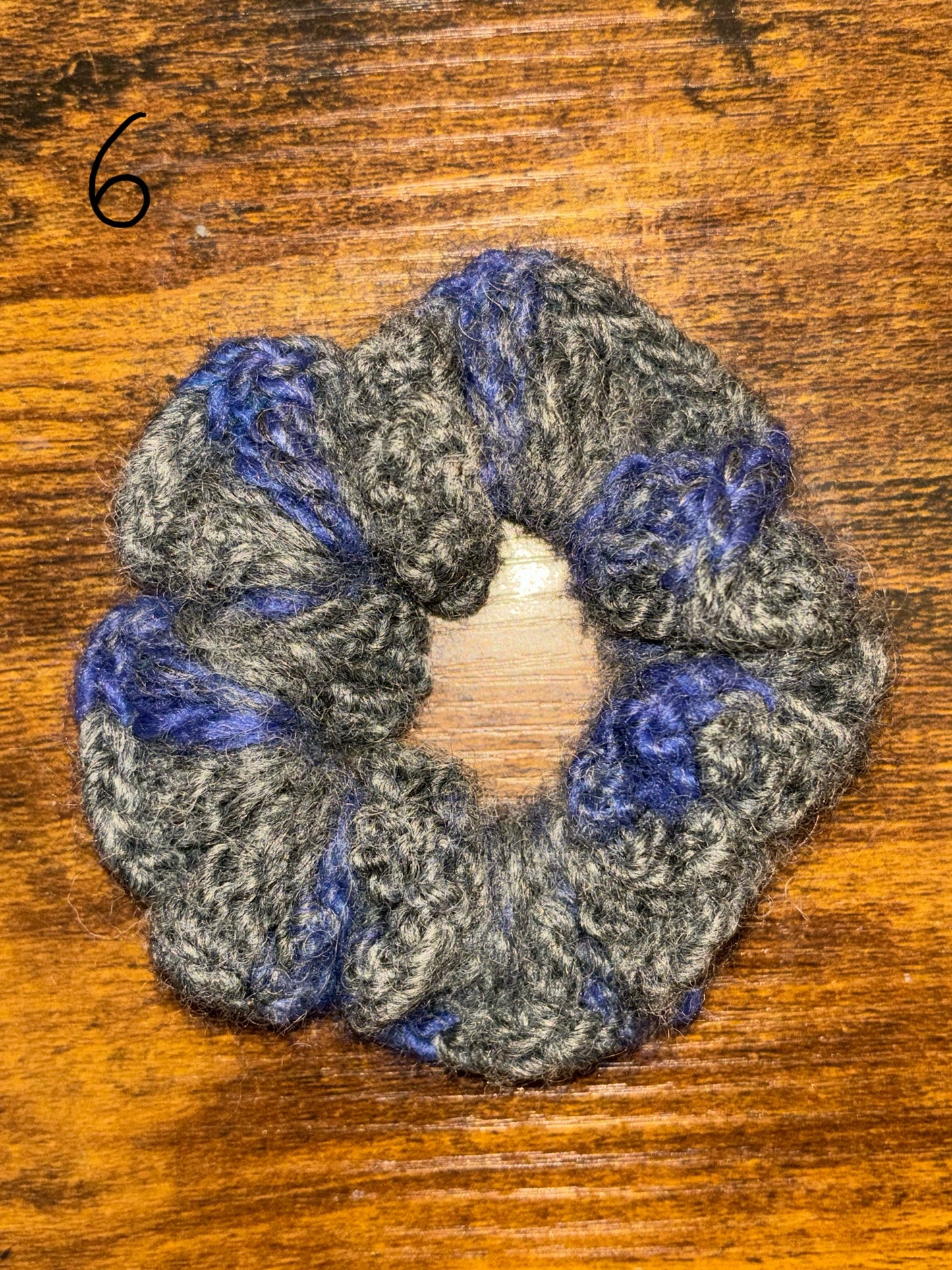 Crochet scrunchies