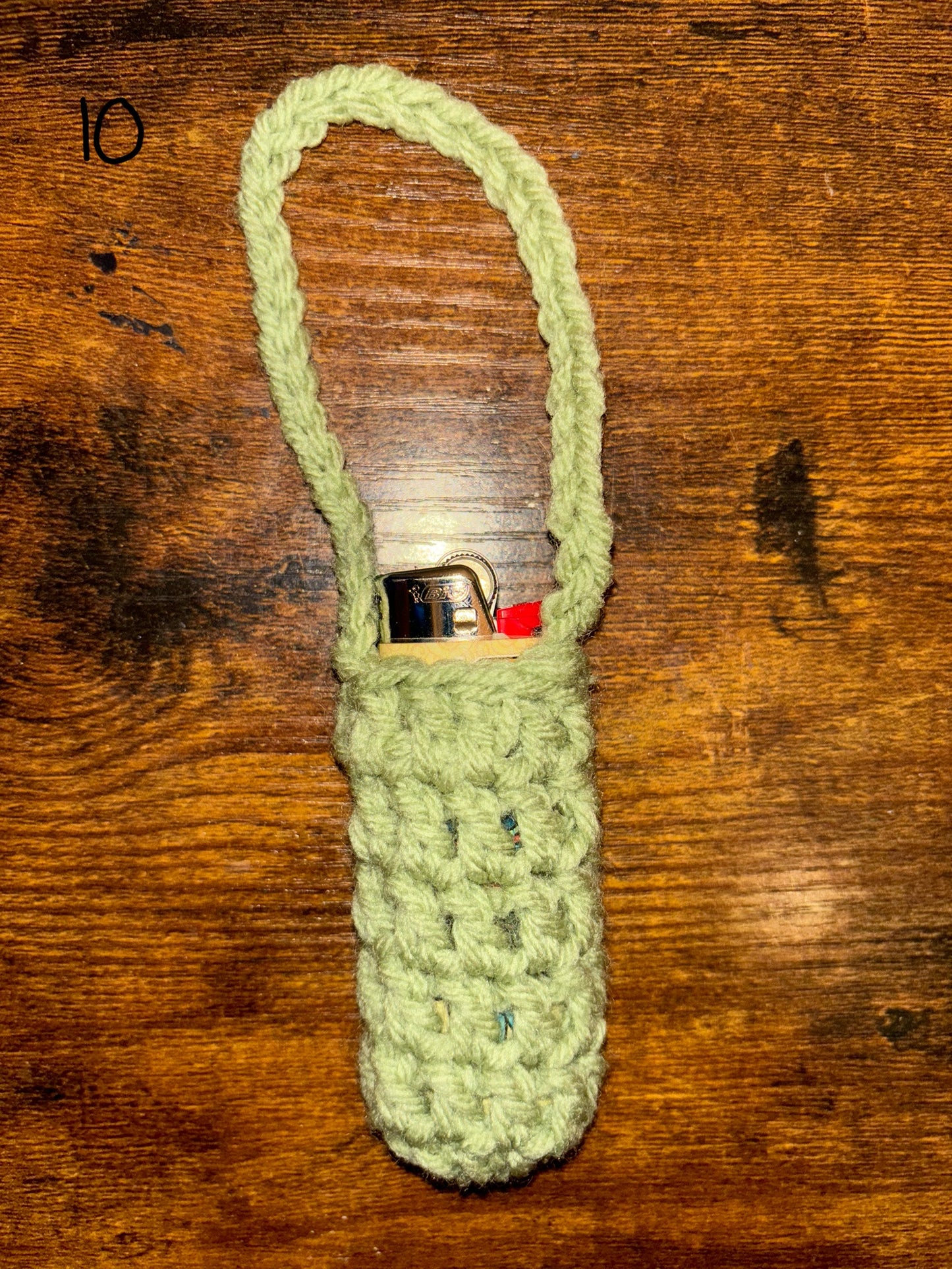 Crochet lighter holders